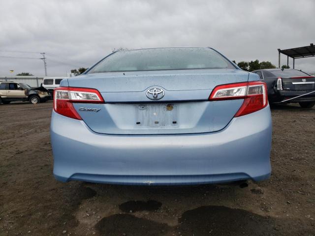 4T4BF1FK5CR245901 - 2012 TOYOTA CAMRY BASE BLUE photo 6