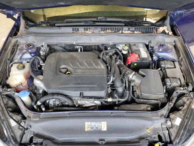 3FA6P0HD4ER119826 - 2014 FORD FUSION SE BLUE photo 11