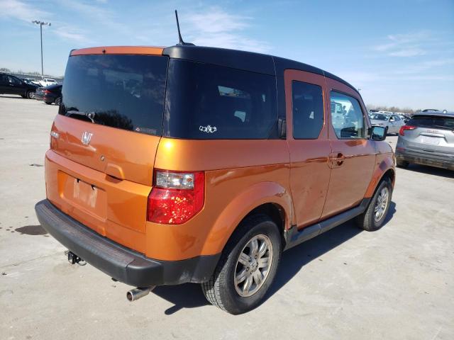 5J6YH18738L011372 - 2008 HONDA ELEMENT EX ORANGE photo 3