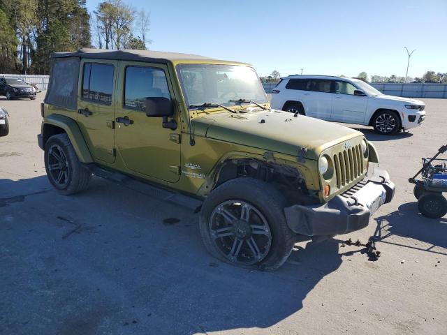 1J4BA5H12AL215809 - 2010 JEEP WRANGLER U SAHARA GREEN photo 4