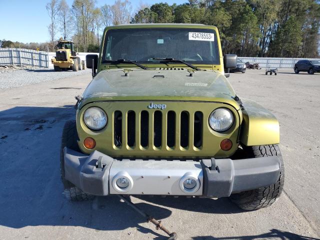 1J4BA5H12AL215809 - 2010 JEEP WRANGLER U SAHARA GREEN photo 5