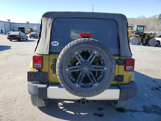 1J4BA5H12AL215809 - 2010 JEEP WRANGLER U SAHARA GREEN photo 6