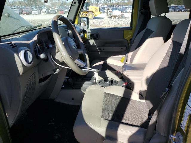1J4BA5H12AL215809 - 2010 JEEP WRANGLER U SAHARA GREEN photo 7