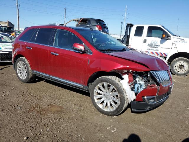 2LMDJ8JK9DBL11511 - 2013 LINCOLN MKX RED photo 4