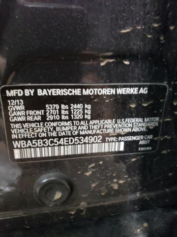 WBA5B3C54ED534902 - 2014 BMW 535 XI CHARCOAL photo 13