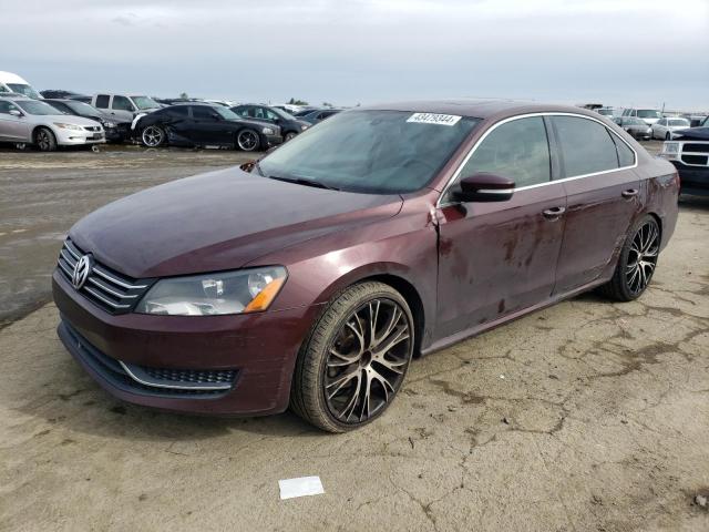 1VWBP7A38CC107237 - 2012 VOLKSWAGEN PASSAT SE MAROON photo 1