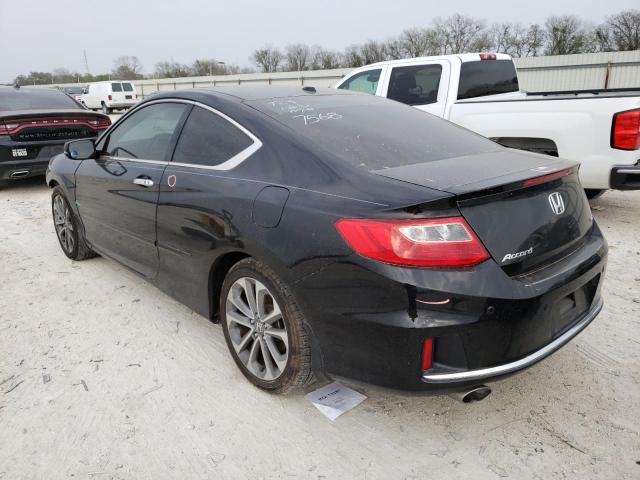 1HGCT2B84EA000346 - 2014 HONDA ACCORD EXL BLACK photo 2