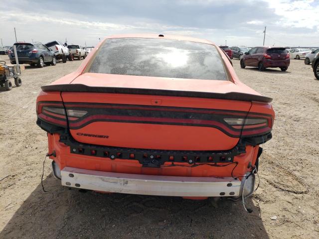 2C3CDXBG9NH122769 - 2022 DODGE CHARGER SXT ORANGE photo 6