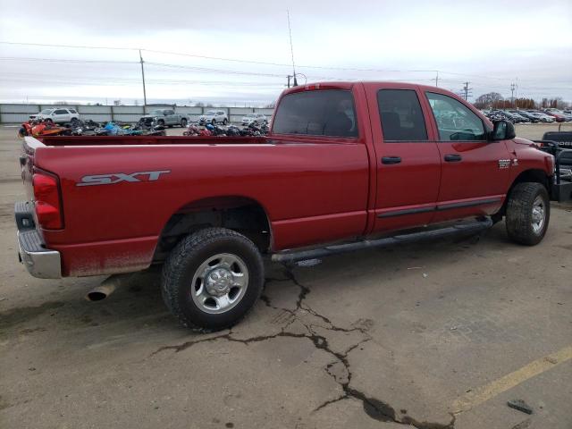 3D7KS28A68G176656 - 2008 DODGE RAM 2500 ST RED photo 3