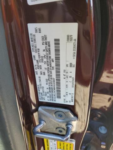 5LMCJ3C98HUL03837 - 2017 LINCOLN MKC RESERVE ბურგუნდია ფოტო 13