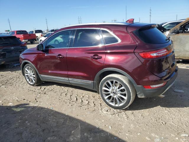 5LMCJ3C98HUL03837 - 2017 LINCOLN MKC RESERVE ბურგუნდია ფოტო 2