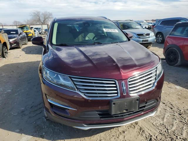 5LMCJ3C98HUL03837 - 2017 LINCOLN MKC RESERVE ბურგუნდია ფოტო 5