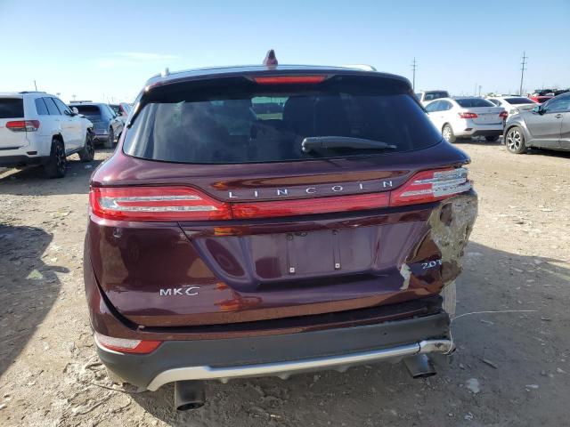 5LMCJ3C98HUL03837 - 2017 LINCOLN MKC RESERVE ბურგუნდია ფოტო 6