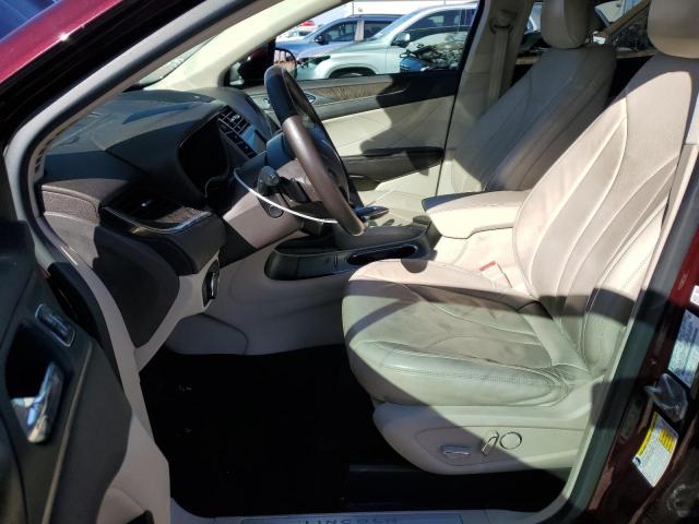 5LMCJ3C98HUL03837 - 2017 LINCOLN MKC RESERVE ბურგუნდია ფოტო 7
