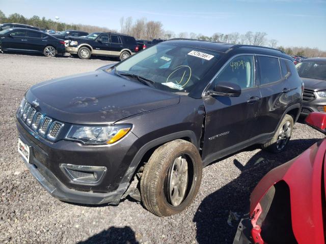 3C4NJDCB6LT123736 - 2020 JEEP COMPASS LIMITED GRAY photo 1