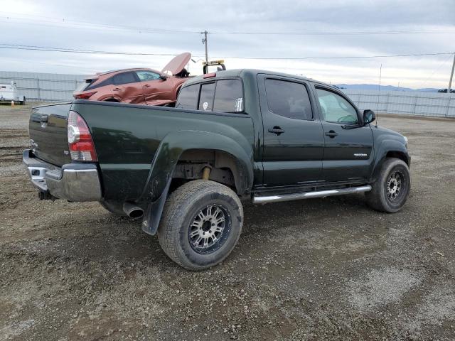 3TMLU4EN4CM103498 - 2012 TOYOTA TACOMA DOUBLE CAB GREEN photo 3