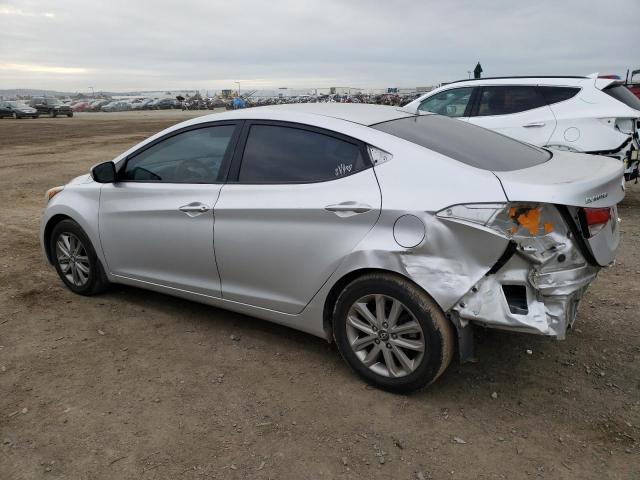 KMHDH4AEXFU264061 - 2015 HYUNDAI ELANTRA SE SILVER photo 2