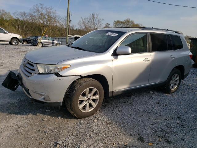 5TDBK3EH6BS074400 - 2011 TOYOTA HIGHLANDER BASE SILVER photo 1