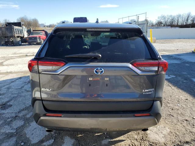 JTMDWRFV0KD515955 - 2019 TOYOTA RAV4 LIMITED GRAY photo 6