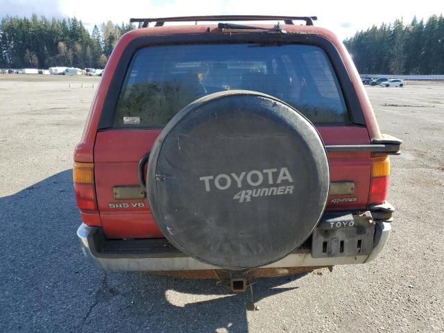 JT3VN39W0M0067711 - 1991 TOYOTA 4RUNNER VN39 SR5 RED photo 6