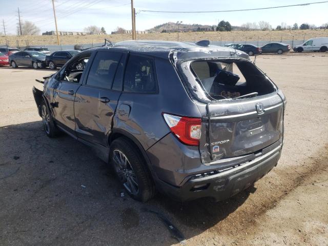 5FNYF8H52MB030706 - 2021 HONDA PASSPORT EXL Gris foto 3