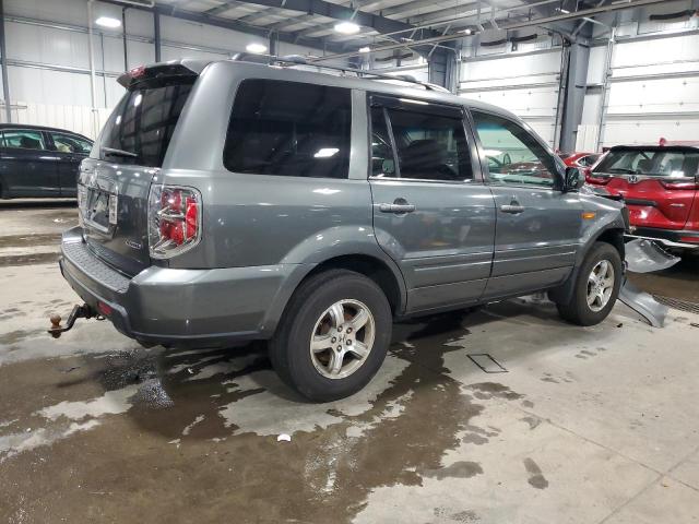 2HKYF18537H502960 - 2007 HONDA PILOT EXL GRAY photo 3