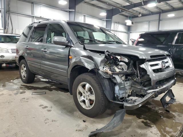 2HKYF18537H502960 - 2007 HONDA PILOT EXL GRAY photo 4