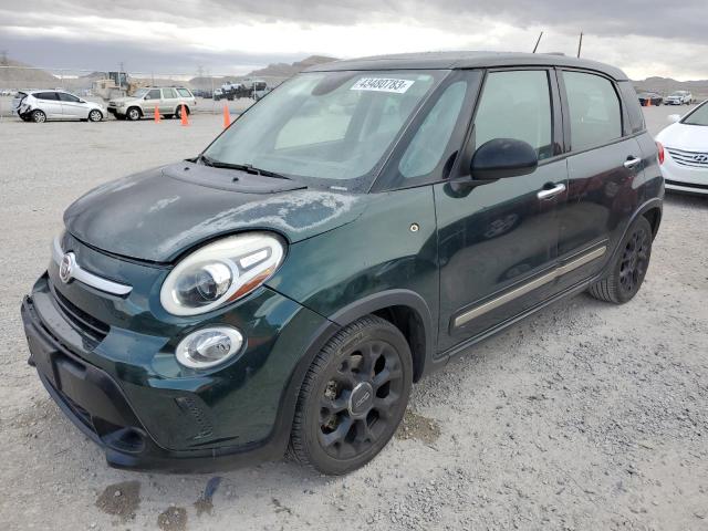 ZFBCFADH5GZ037930 - 2016 FIAT 500L TREKKING GREEN photo 1