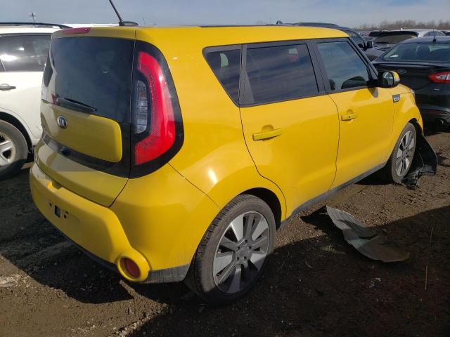 KNDJX3A5XF7207622 - 2015 KIA SOUL ! YELLOW photo 3