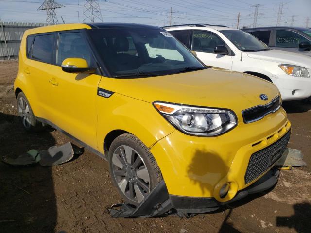 KNDJX3A5XF7207622 - 2015 KIA SOUL ! YELLOW photo 4