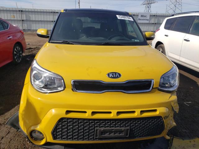 KNDJX3A5XF7207622 - 2015 KIA SOUL ! YELLOW photo 5