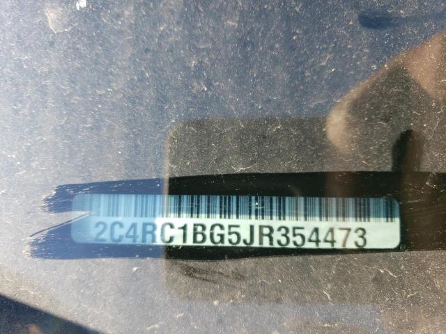 2C4RC1BG5JR354473 - 2018 CHRYSLER PACIFICA TOURING L Սև լուսանկար 14