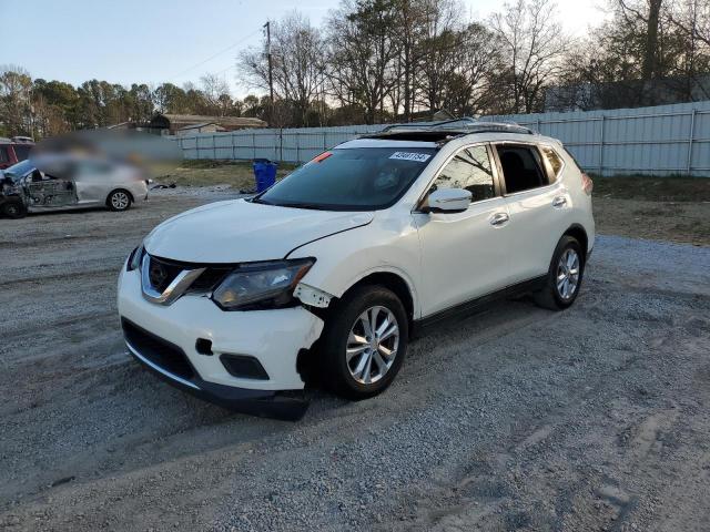 5N1AT2MT4FC908885 - 2015 NISSAN ROGUE S WHITE photo 1