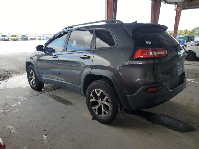 1C4PJMBS4EW317107 - 2014 JEEP CHEROKEE TRAILHAWK GRAY photo 2