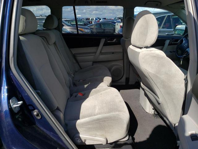5TDBK3EH6BS047147 - 2011 TOYOTA HIGHLANDER BASE أزرق صورة 11