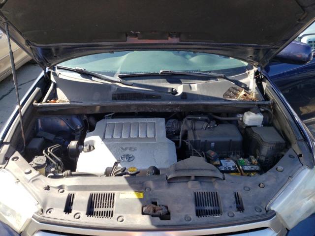 5TDBK3EH6BS047147 - 2011 TOYOTA HIGHLANDER BASE أزرق صورة 12