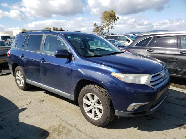 5TDBK3EH6BS047147 - 2011 TOYOTA HIGHLANDER BASE أزرق صورة 4