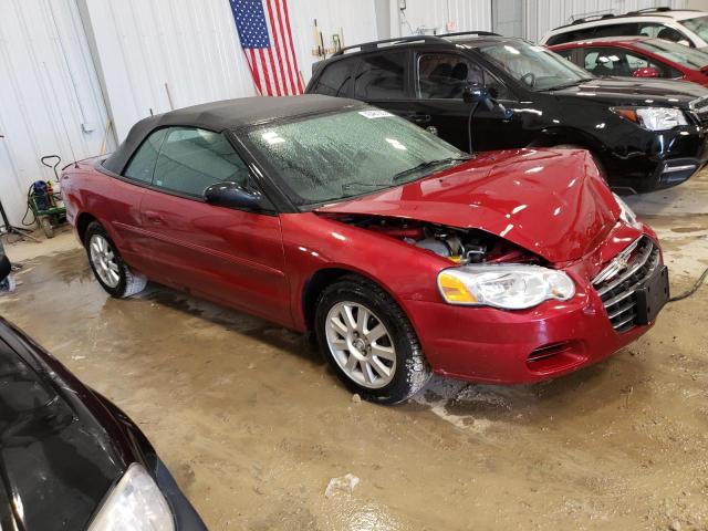 1C3EL75R96N241746 - 2006 CHRYSLER SEBRING GTC RED photo 4