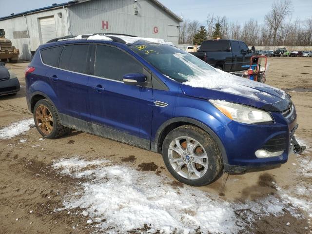 1FMCU9H92DUA05817 - 2013 FORD ESCAPE SEL BLUE photo 4