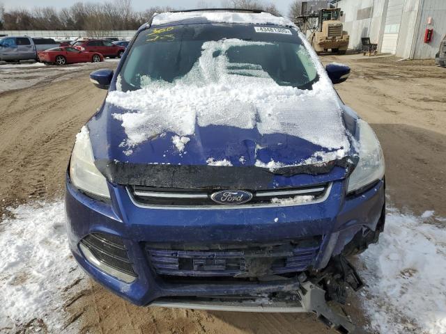 1FMCU9H92DUA05817 - 2013 FORD ESCAPE SEL BLUE photo 5