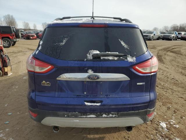 1FMCU9H92DUA05817 - 2013 FORD ESCAPE SEL BLUE photo 6