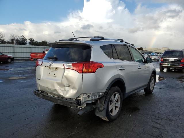 2T3RFREV2EW162763 - 2014 TOYOTA RAV4 XLE SILVER photo 3