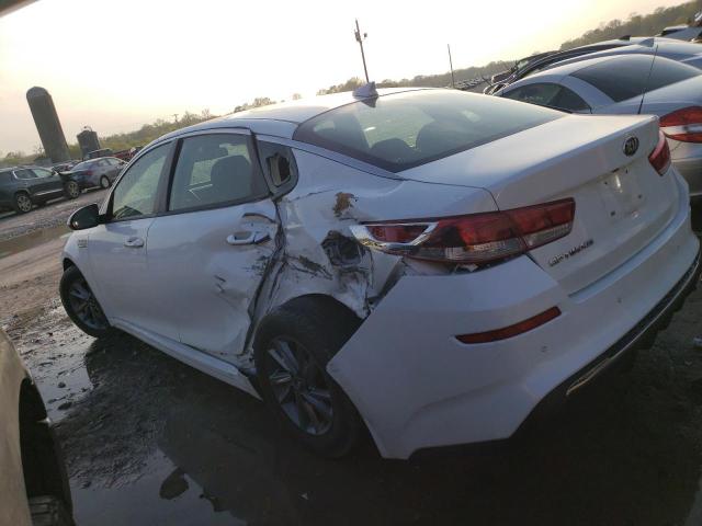 5XXGT4L36KG351127 - 2019 KIA OPTIMA LX WHITE photo 2