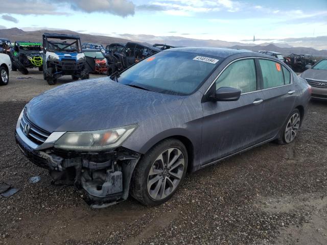 1HGCR2F53FA247762 - 2015 HONDA ACCORD SPORT GRAY photo 1