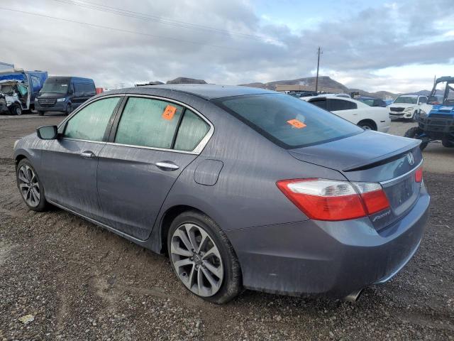 1HGCR2F53FA247762 - 2015 HONDA ACCORD SPORT GRAY photo 2