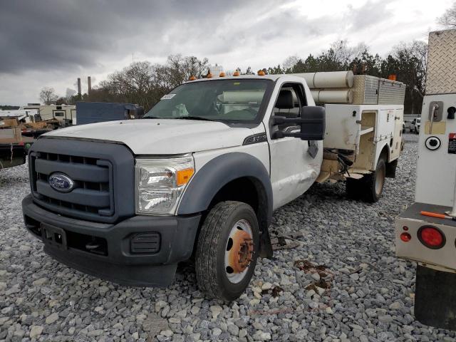 1FDUF4GY4CEC36253 - 2012 FORD F450 SUPER DUTY WHITE photo 1