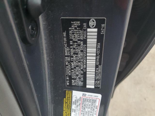 4T1BK46K07U545570 - 2007 TOYOTA CAMRY LE GRAY photo 12