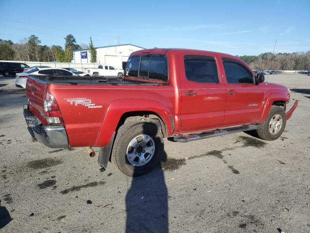 3TMJU62N89M079402 - 2009 TOYOTA TACOMA DOUBLE CAB PRERUNNER RED photo 3