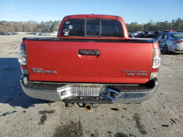 3TMJU62N89M079402 - 2009 TOYOTA TACOMA DOUBLE CAB PRERUNNER RED photo 6