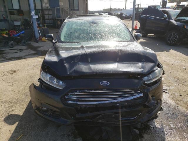 3FA6P0K93DR379959 - 2013 FORD FUSION TITANIUM BLACK photo 5